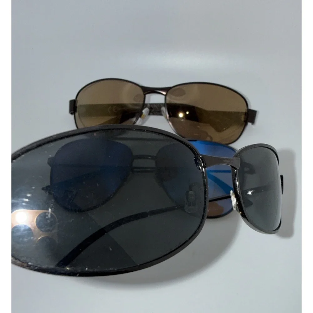 Lot Of 3 Authentic Panama Jack Metal frame Sunglasses-Black, Brown & Gray-Invest